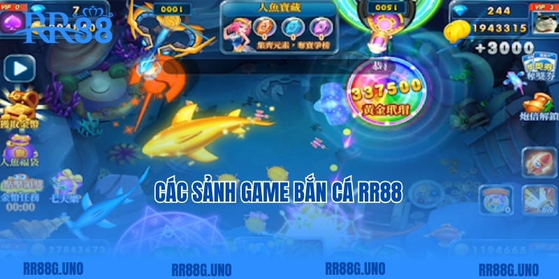 Các sảnh game bắn cá RR88  